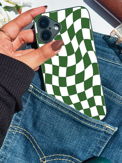 Optic Flow Premium Glass Back Cover For iPhone 11,12,13,14,15,16 Models