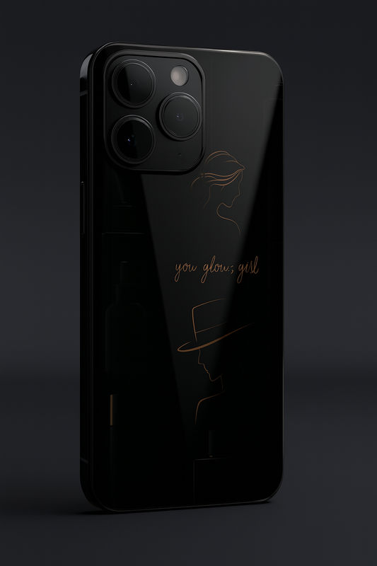 Glow & Grace Premium Glass Back Cover For iPhone 11,12,13,14,15,16 Models