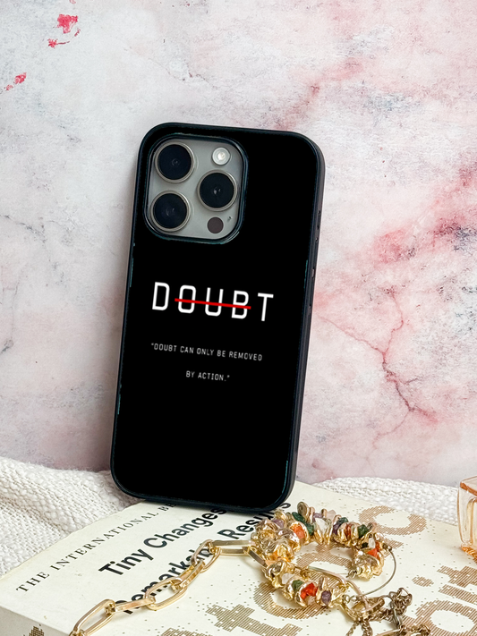No Doubt Premium Glass Back Cover For iPhone 11,12,13,14,15,16 Models
