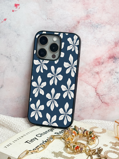 Lily Love remium Glass Back Cover For iPhone 11,12,13,14,15,16 Models