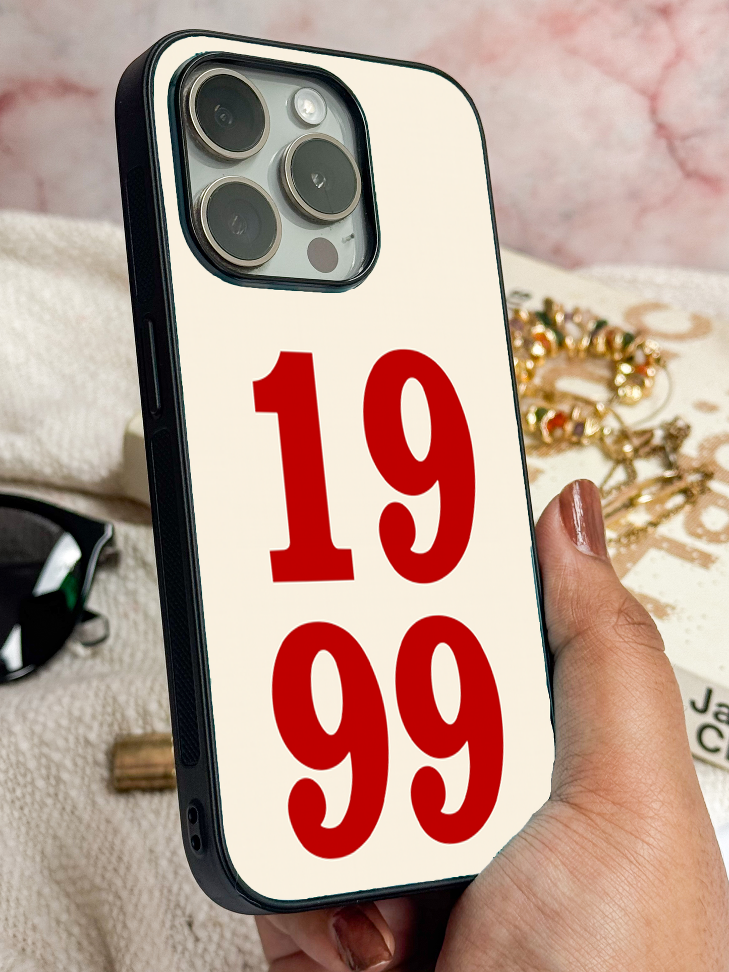 Back to ’99 Premium Glass Back Cover For iPhone 11,12,13,14,15,16 Models