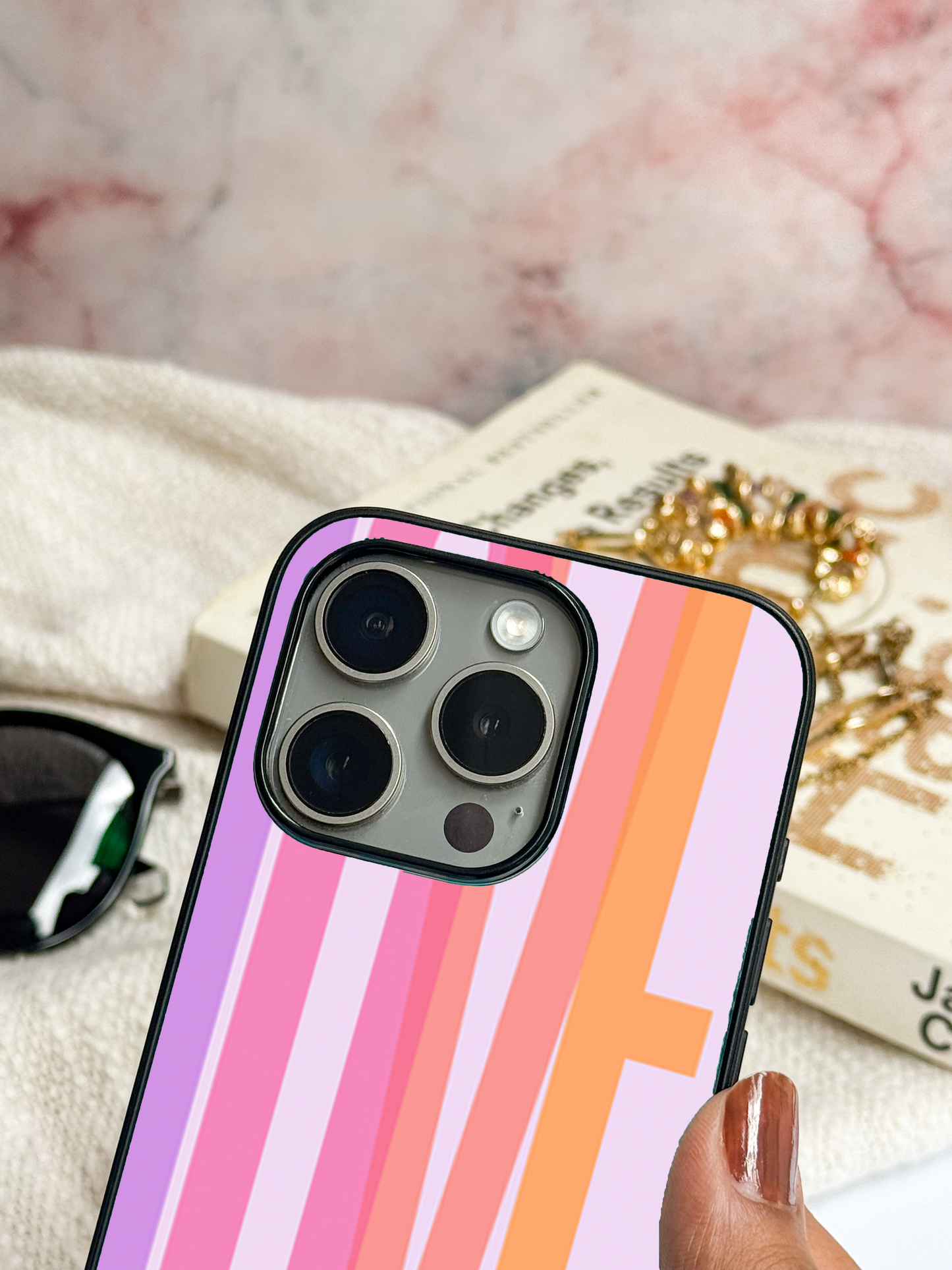 Bold Love Premium Glass Back Cover For iPhone 11,12,13,14,15,16,17 Models