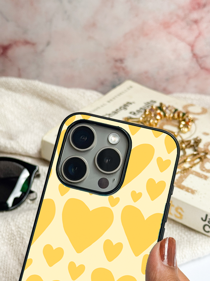 They Were All Yellow Premium Glass Back Cover For iPhone 11,12,13,14,15,16 Models
