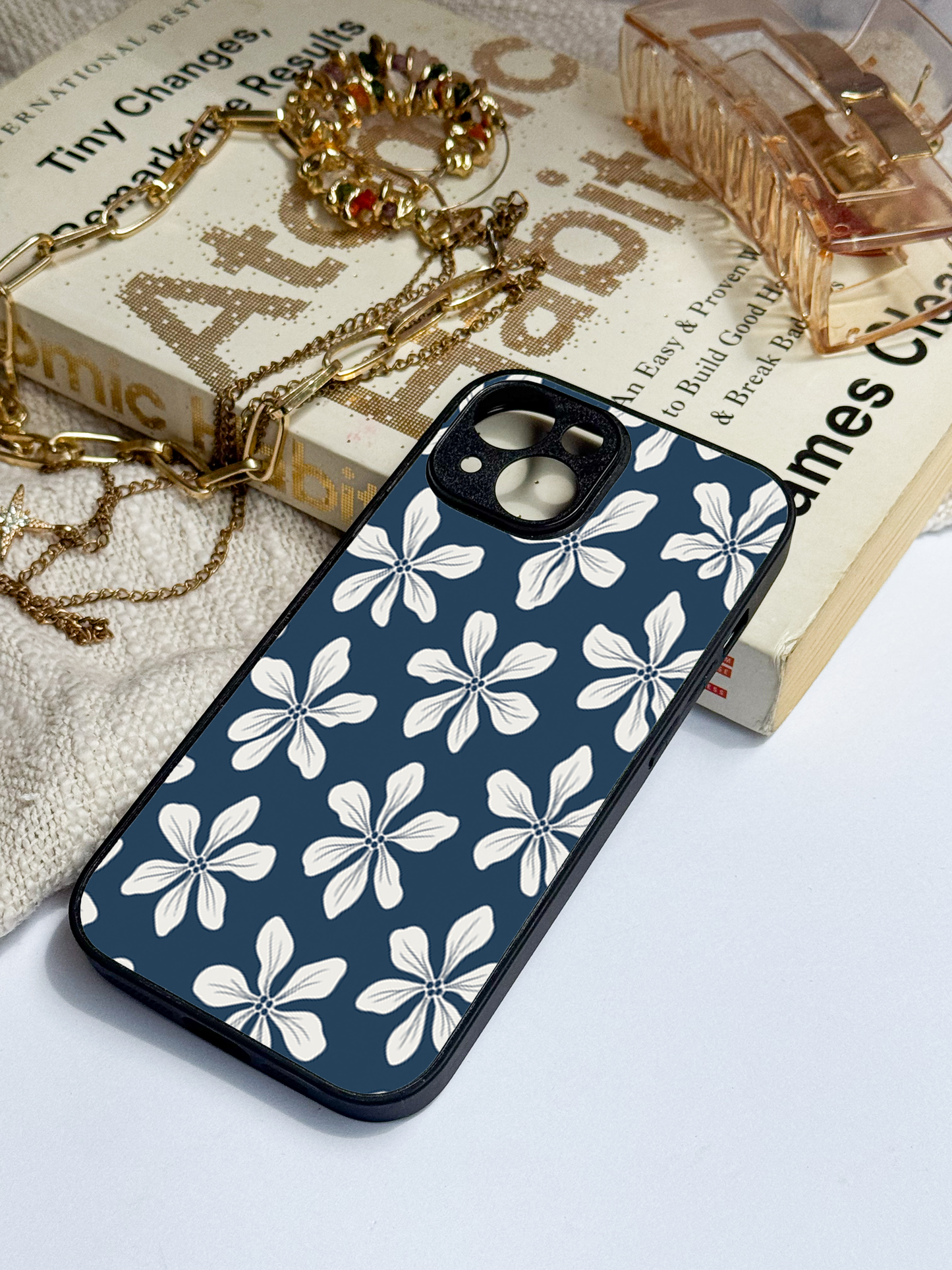 Lily Love remium Glass Back Cover For iPhone 11,12,13,14,15,16 Models
