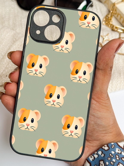 Hello Rabbys Premium Glass Back Cover For iPhone 11,12,13,14,15,16 Models