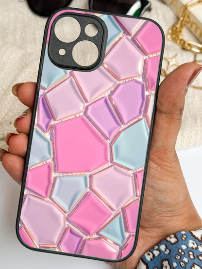 Opaline Glow Premium Glass Back Cover For iPhone 11,12,13,14,15,16 Models