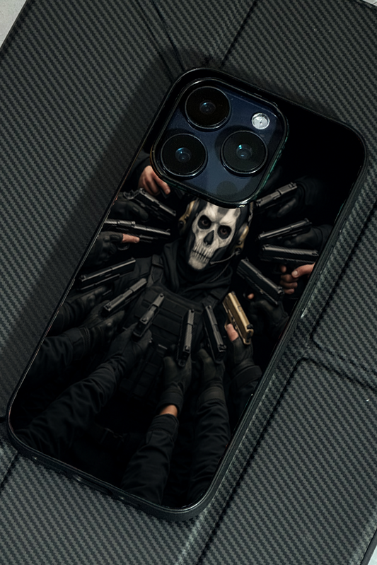 Bullet Crown Premium Glass Back Cover For iPhone 11,12,13,14,15,16 Models