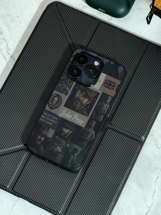 Captain’s Creed Glass Back Cover For iPhone 11,12,13,14,15,16 Models
