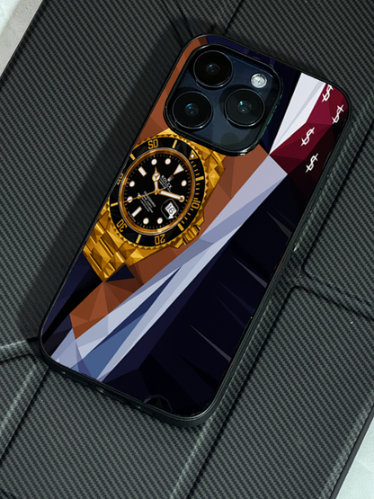 Golden Hour Premium Glass Back Cover For iPhone 11,12,13,14,15,16 Models