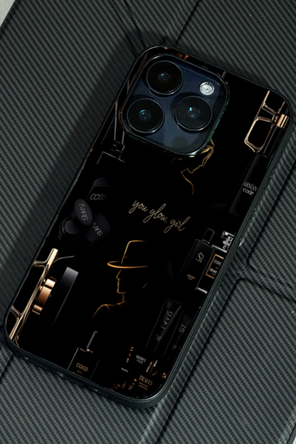 Glow & Grace Premium Glass Back Cover For iPhone 11,12,13,14,15,16 Models