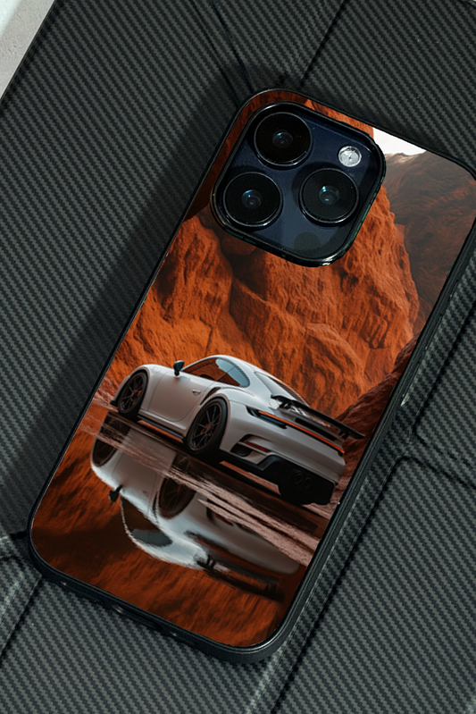 Canyon Rush Glass Back Cover For iPhone 11,12,13,14,15,16 ModelS