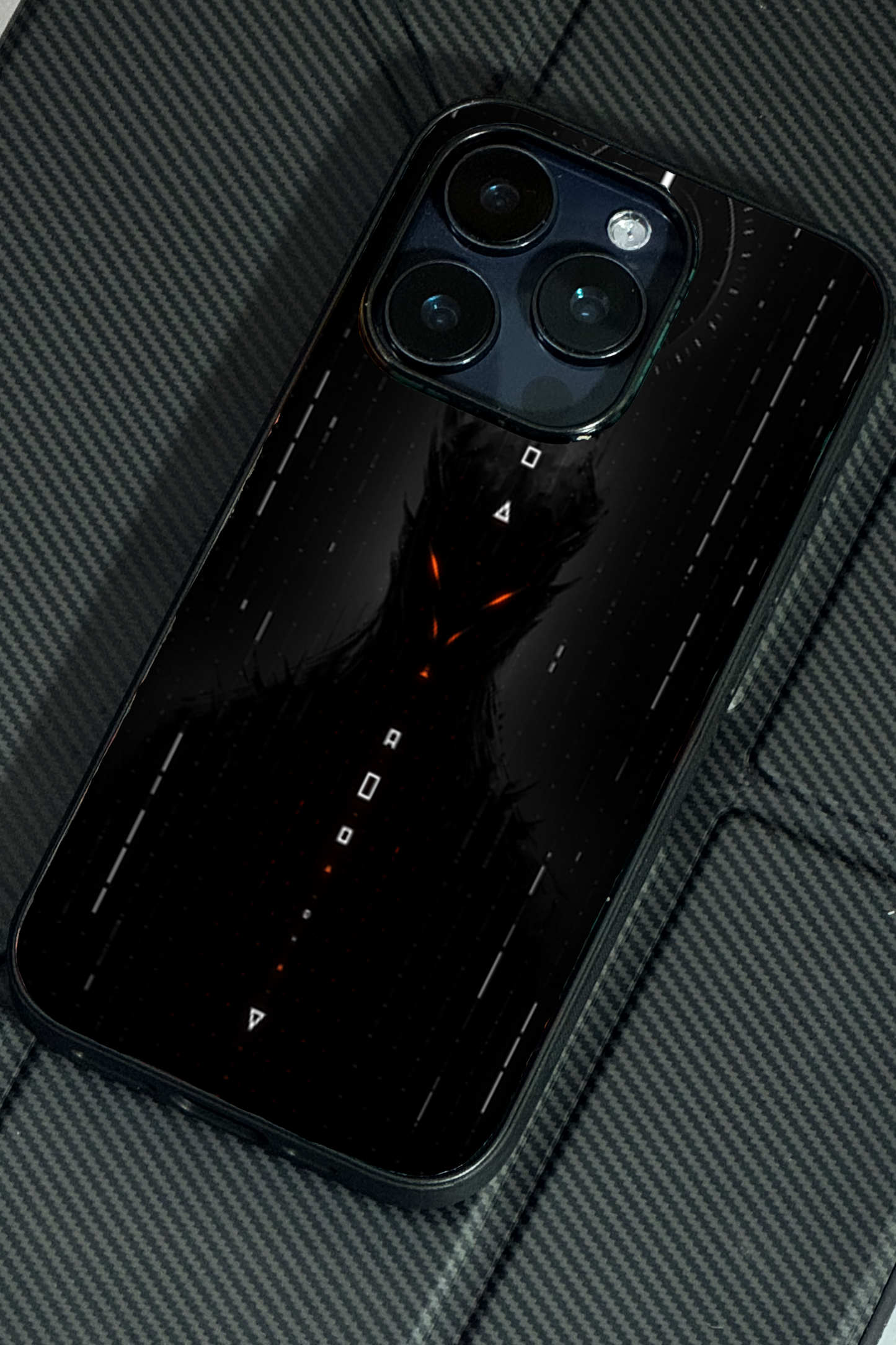 Oblivion Eyes Premium Glass Back Cover For iPhone 11,12,13,14,15,16 Models