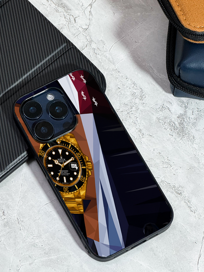 Golden Hour Premium Glass Back Cover For iPhone 11,12,13,14,15,16 Models