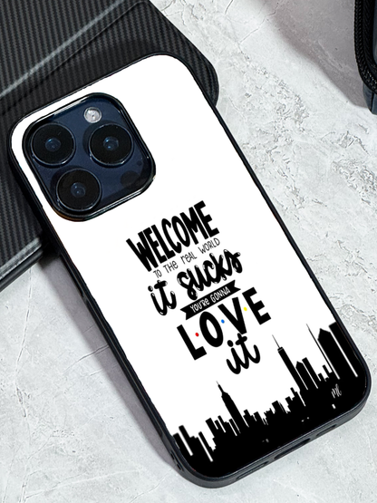 City of Friends Premium Glass Back Cover For iPhone 11,12,13,14,15,16 Models
