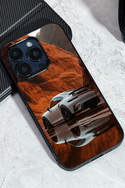 Canyon Rush Glass Back Cover For iPhone 11,12,13,14,15,16 ModelS