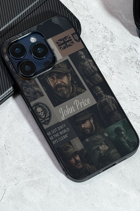 Captain’s Creed Glass Back Cover For iPhone 11,12,13,14,15,16 Models