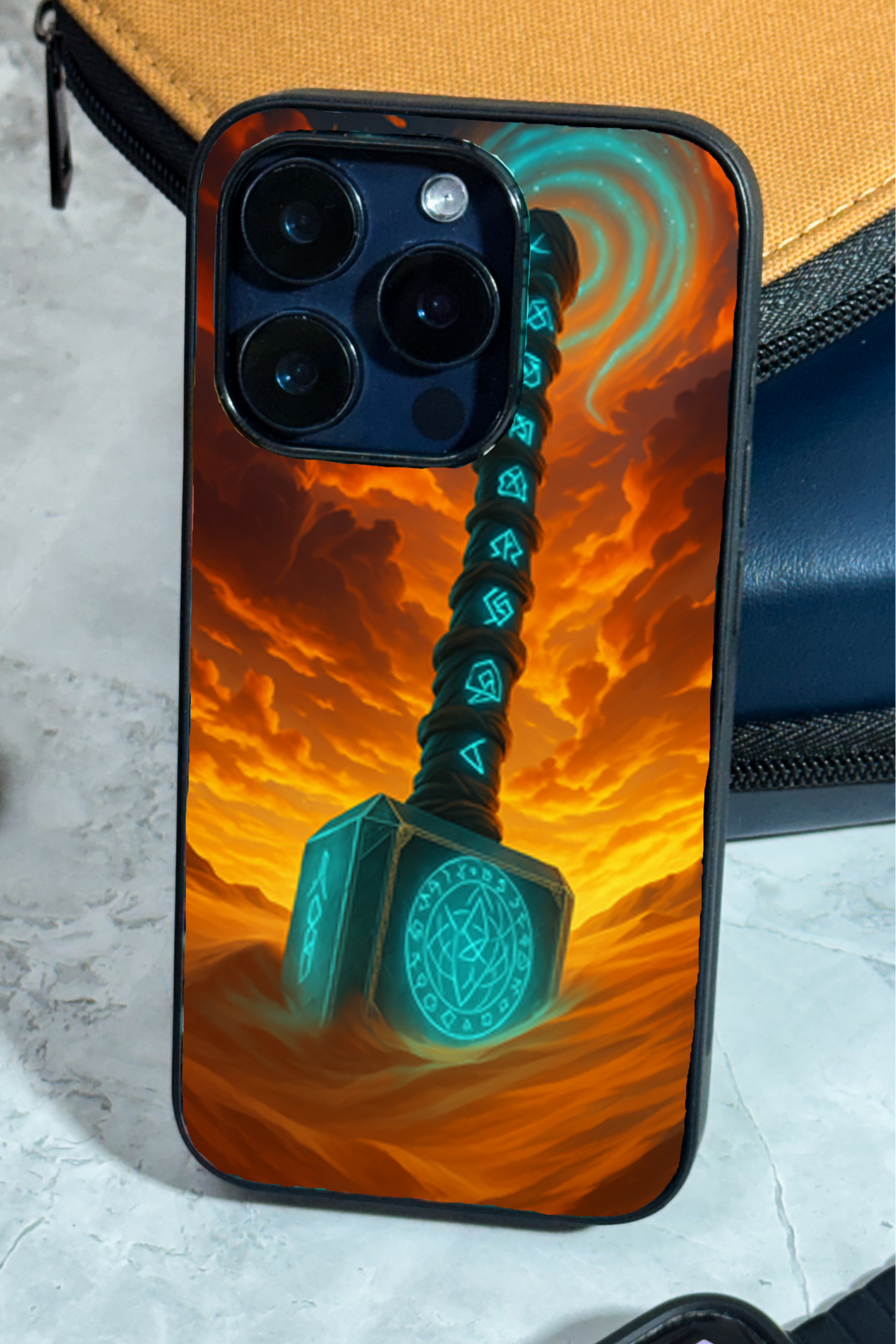 Mjolnir is it You ? Premium Glass Back Cover For iPhone 11,12,13,14,15,16 Models