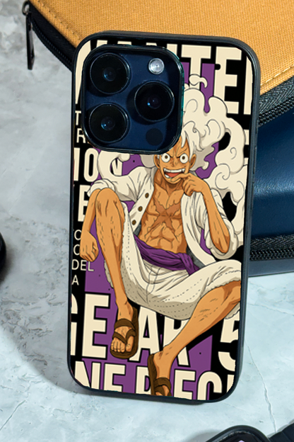 One Piece FAN Premium Glass Back Cover For iPhone 11,12,13,14,15,16 Models