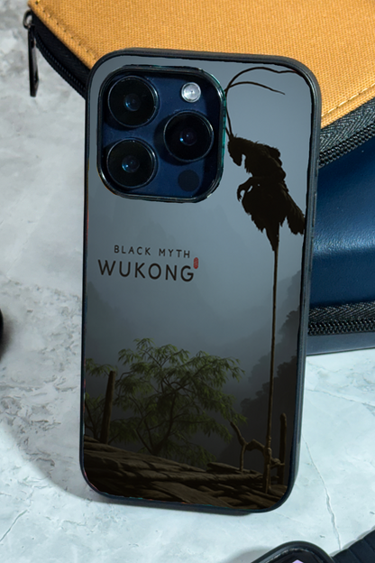 BMW -Black Myth Wukong Premium Glass Back Cover | iPhone 11,12,13,14,15,16 Models
