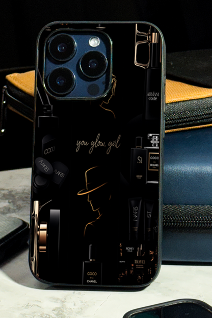 Glow & Grace Premium Glass Back Cover For iPhone 11,12,13,14,15,16 Models