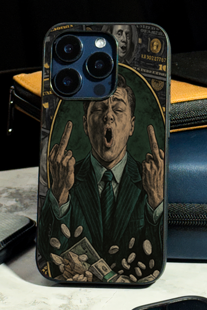 Cash Over Class Premium Glass Back Cover For iPhone 11,12,13,14,15,16 Models