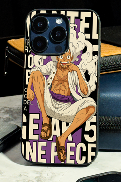 One Piece FAN Premium Glass Back Cover For iPhone 11,12,13,14,15,16 Models