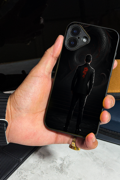 Venom Authority Premium Glass Back Cover For iPhone 11,12,13,14,15,16 Models