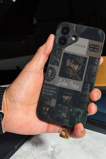 Captain’s Creed Premium Glass Back Cover For iPhone 11,12,13,14,15,16 Models