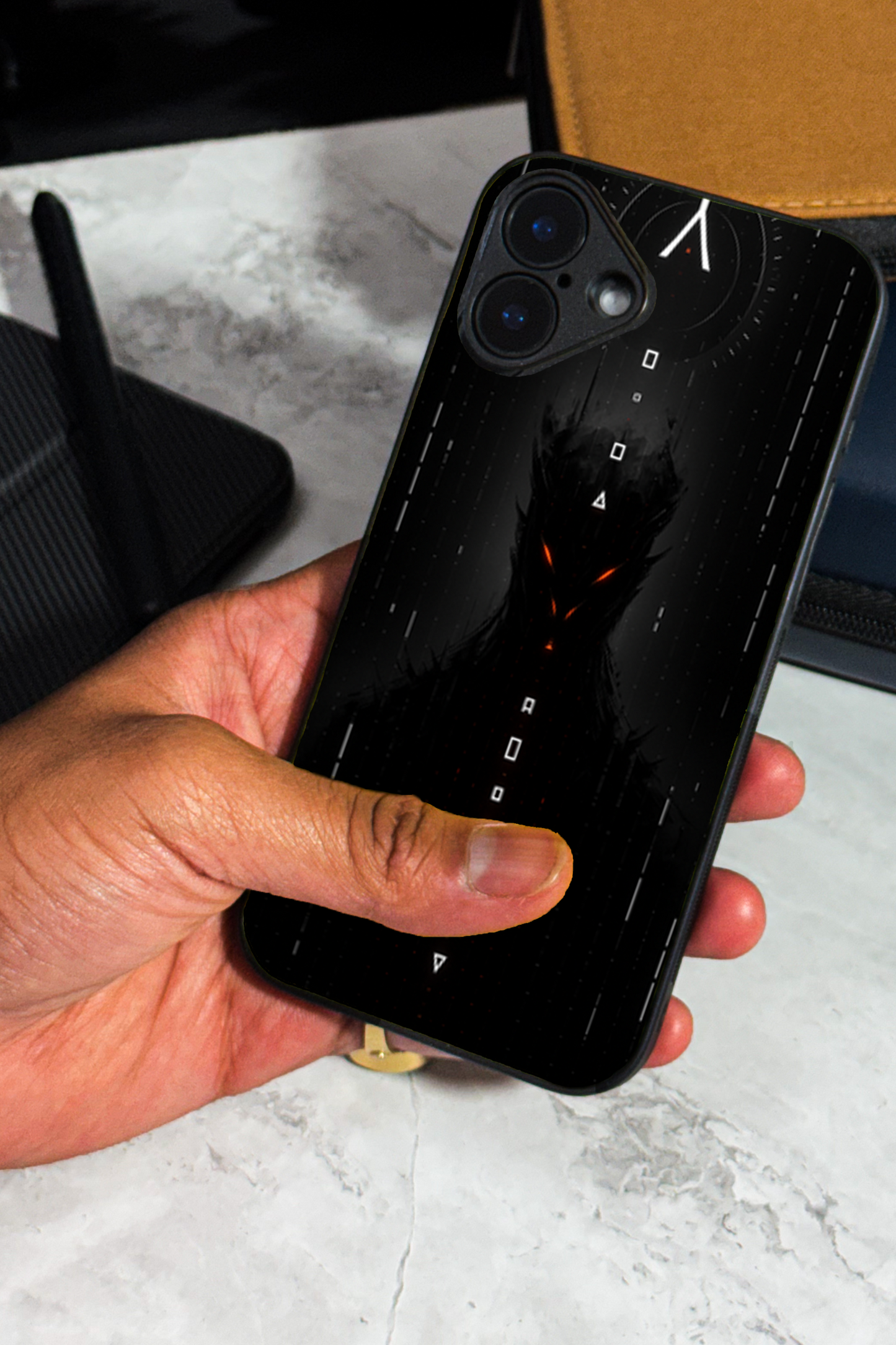 Oblivion Eyes Premium Glass Back Cover For iPhone 11,12,13,14,15,16 Models