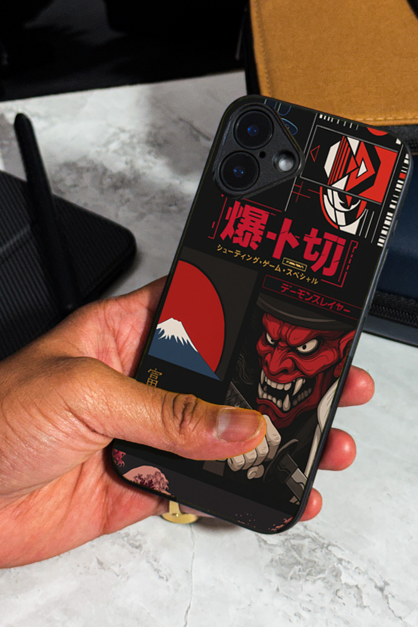 Dragon Graffiti Premium Glass Back Cover For iPhone 11,12,13,14,15,16 Models