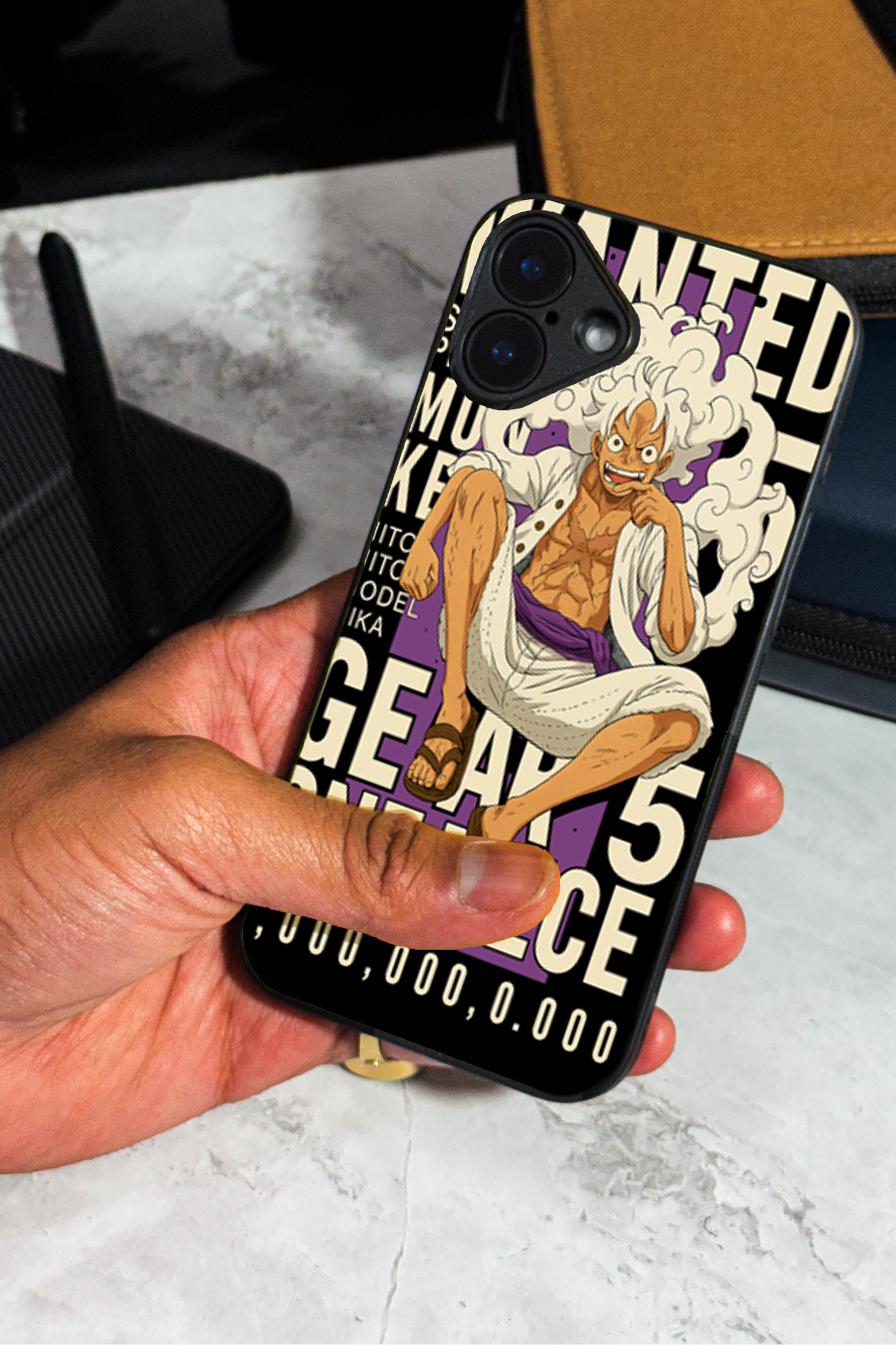 One Piece FAN Premium Glass Back Cover For iPhone 11,12,13,14,15,16 Models