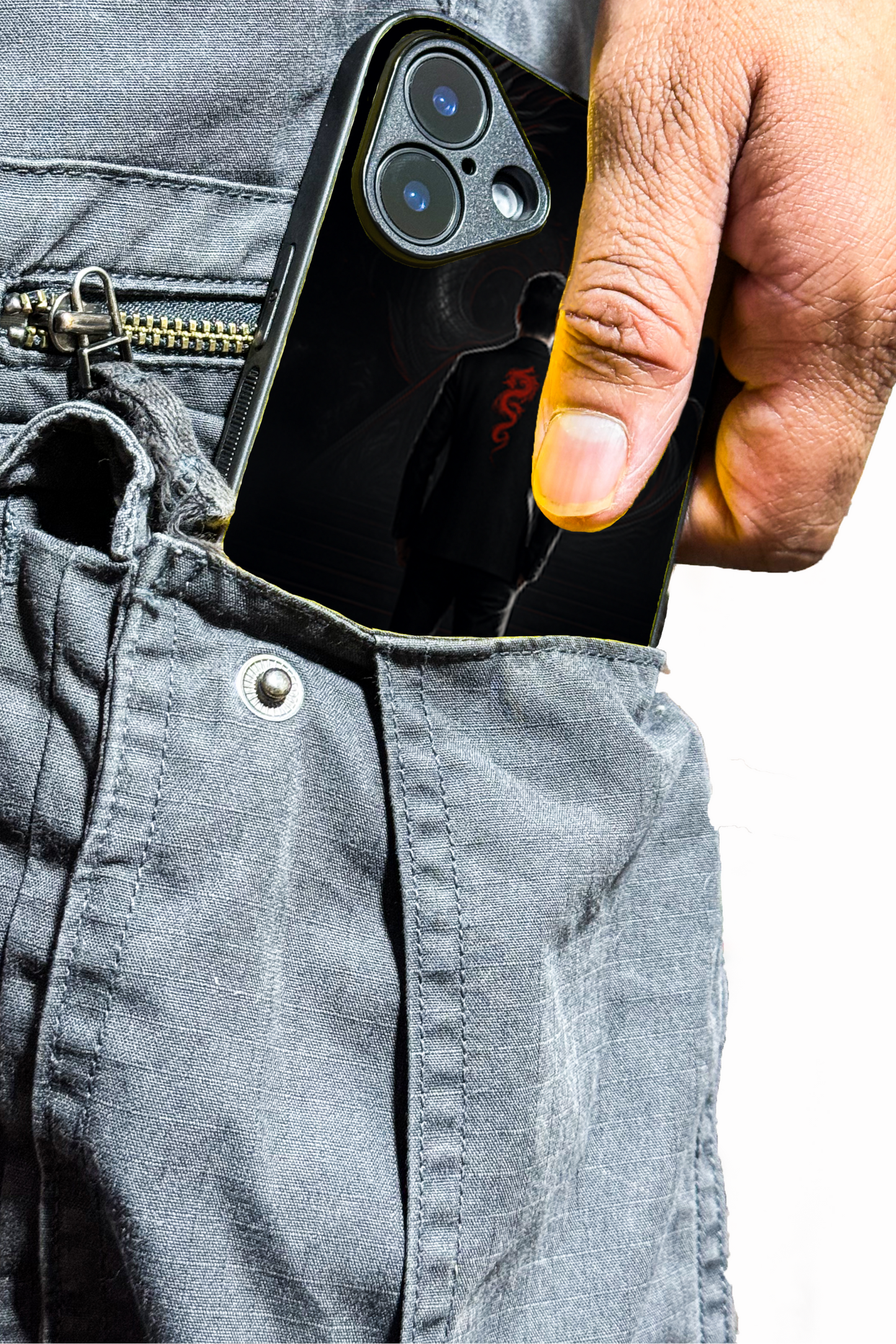 Venom Authority Premium Glass Back Cover For iPhone 11,12,13,14,15,16 Models