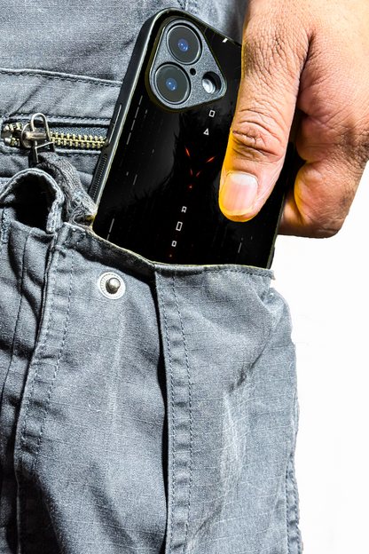 Oblivion Eyes Premium Glass Back Cover For iPhone 11,12,13,14,15,16 Models