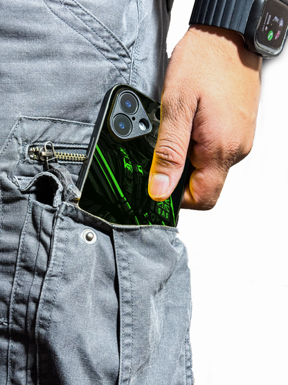 COD Zombie  Premium Glass Back Cover For iPhone 11,12,13,14,15,16 Models
