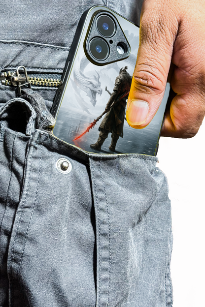 Lets Fight Premium Glass Back Cover For iPhone 11,12,13,14,15,16 Models