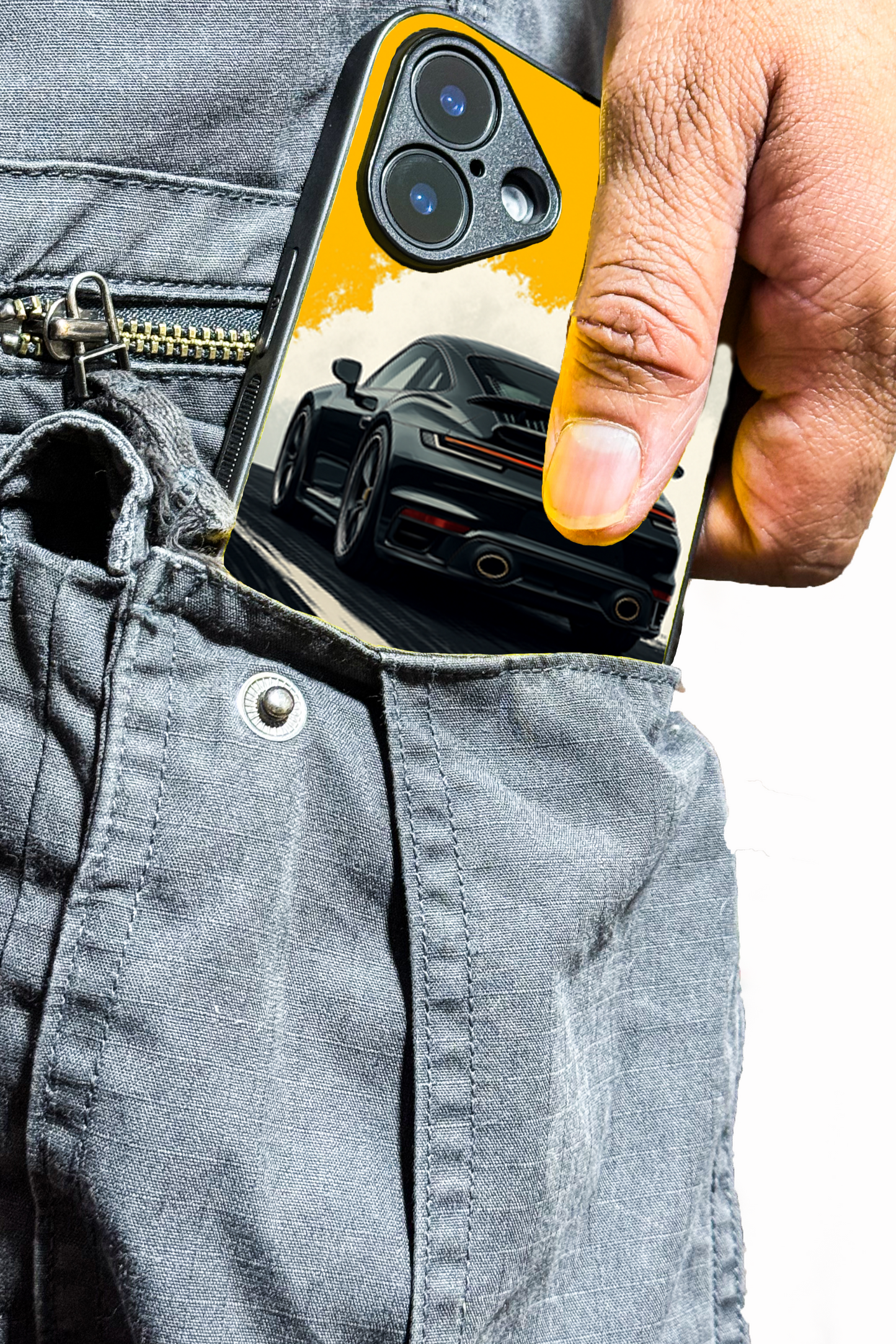 Velocity Premium Glass Back Cover For iPhone 11,12,13,14,15,16 Models