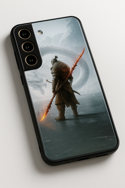 I Fear No One Premium Glass Back Cover For Galaxy S22, S23, S24, S25 Models