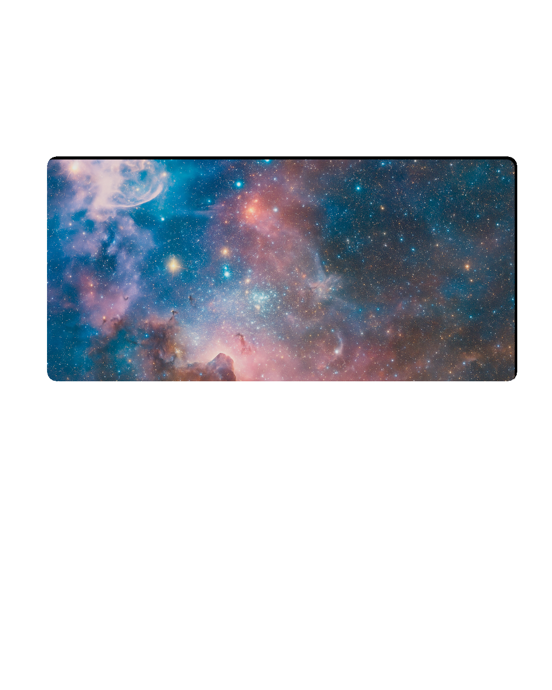 Printed Mouse Pad| Silicon Base | Starry Glaze Graphic | Available in Size - Small, Large