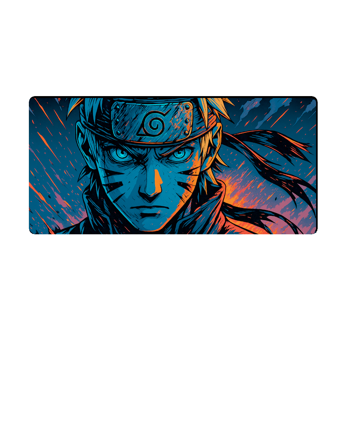 Printed Mouse Pad| Silicon Base | Naruto Anime Graphic | Available in Size - Small, Large