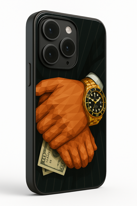 Money Matters Premium Glass Back Cover For iPhone 11,12,13,14,15,16 Models