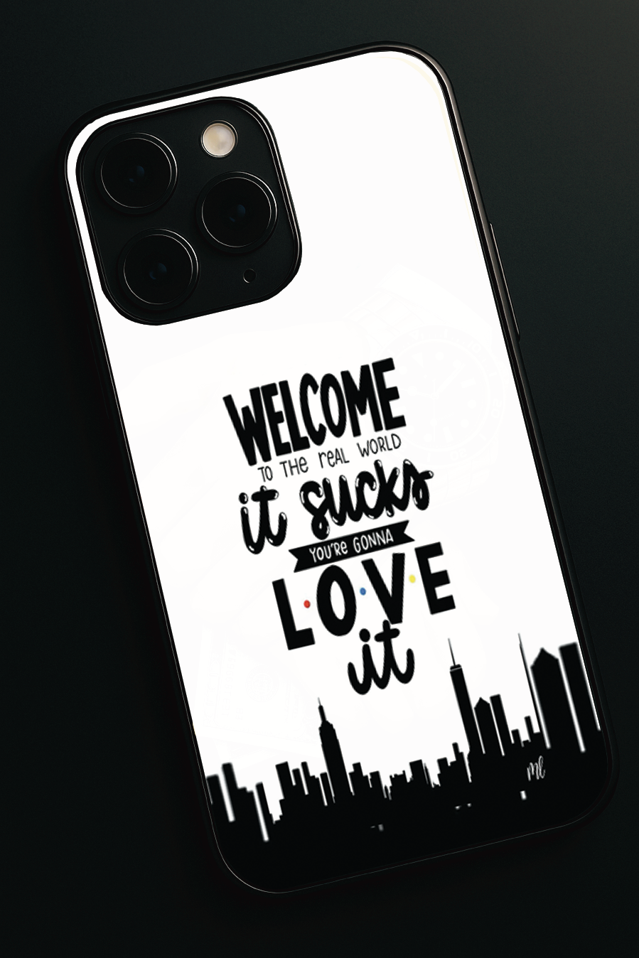 City of Friends Premium Glass Back Cover For iPhone 11,12,13,14,15,16 Models
