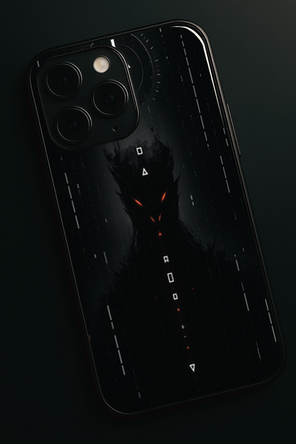 Oblivion Eyes Premium Glass Back Cover For iPhone 11,12,13,14,15,16 Models