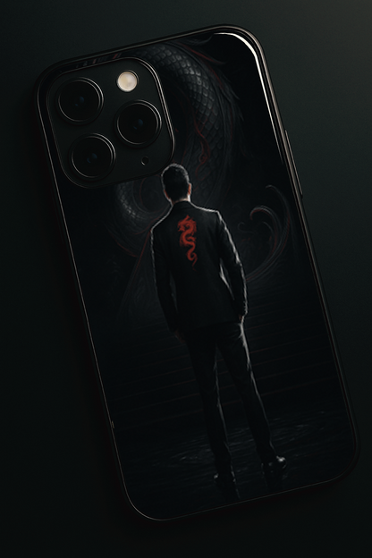 Venom Authority Premium Glass Back Cover For iPhone 11,12,13,14,15,16 Models