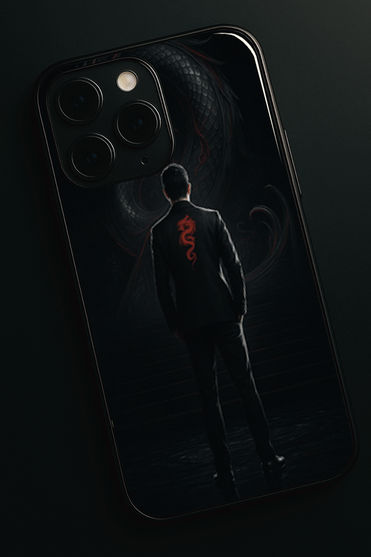 Venom Authority Premium Glass Back Cover For iPhone 11,12,13,14,15,16 Models