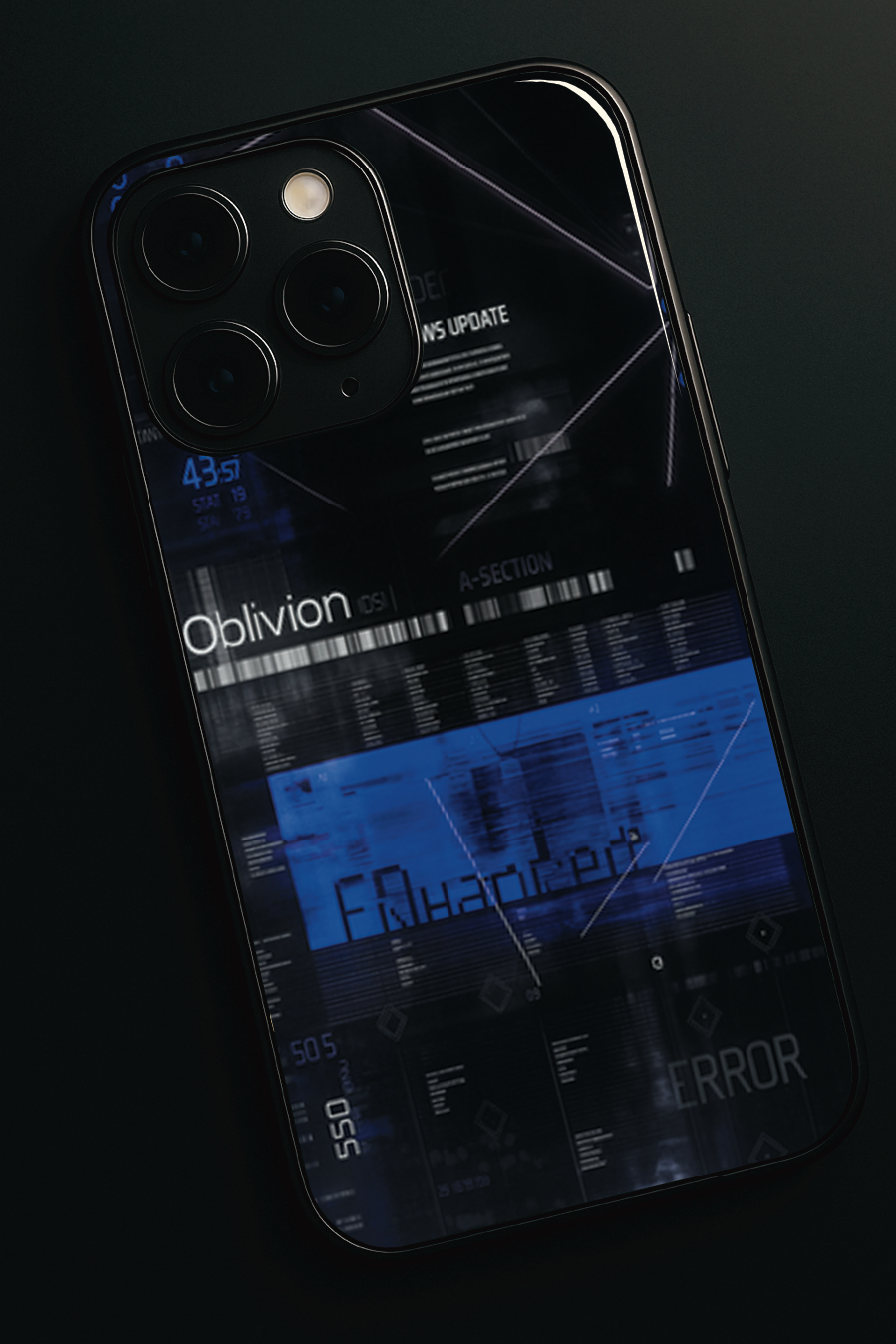 Hacker Premium Glass Back Cover For iPhone 11,12,13,14,15,16,17 Models