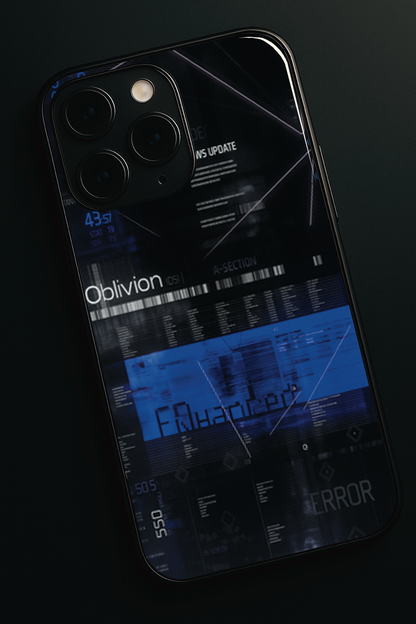 Hacker Premium Glass Back Cover For iPhone 11,12,13,14,15,16,17 Models