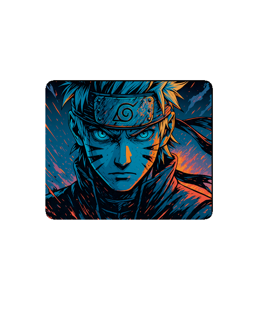 Printed Mouse Pad| Silicon Base | Naruto Anime Graphic | Available in Size - Small, Large