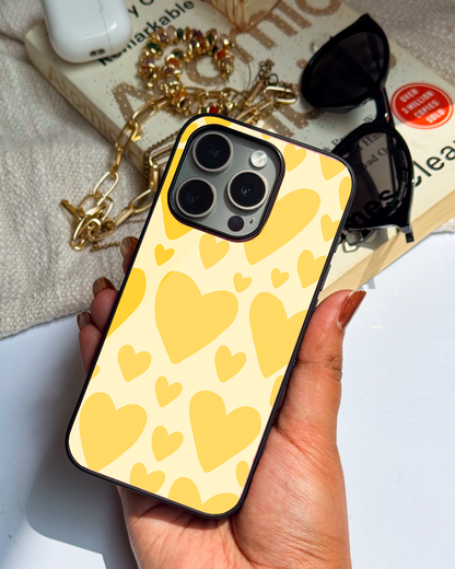 They Were All Yellow Premium Glass Back Cover For iPhone 11,12,13,14,15,16 Models