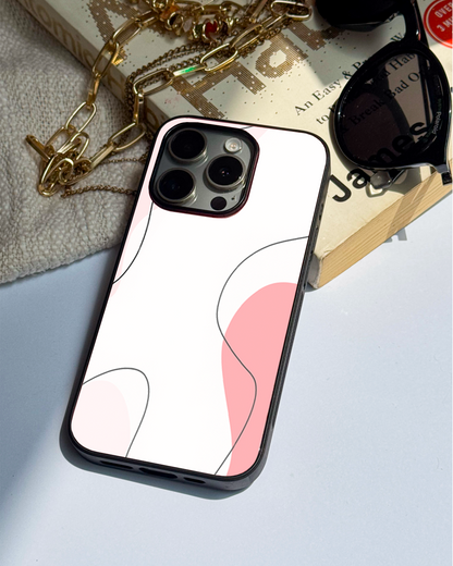 Clean Girl Aesthetics Premium Glass Back Cover For iPhone 11,12,13,14,15,16 Models