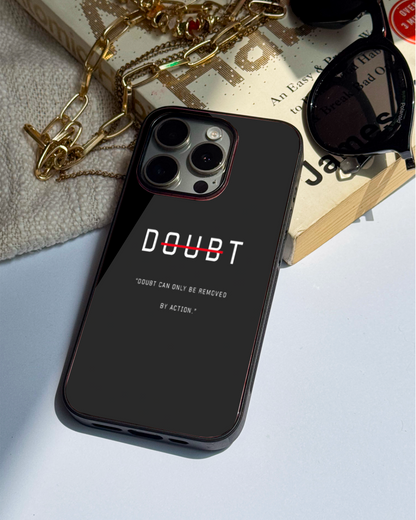 No Doubt Premium Glass Back Cover For iPhone 11,12,13,14,15,16 Models